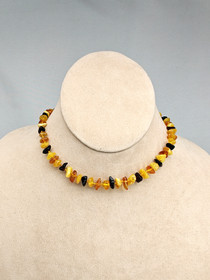 Itä-meren meripihka kaulakoru 33cm