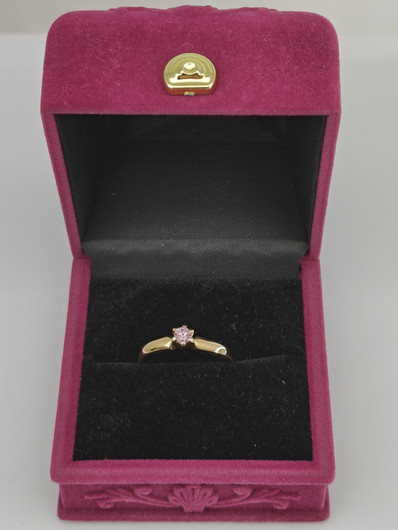 Vintage Sapphire gold ring  