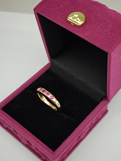 Vintage Ruby gold ring  