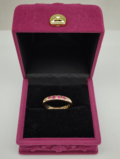 Vintage Ruby gold ring  