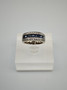 Vintage sapphire ring with diamonds