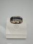Vintage sapphire ring with diamonds