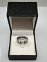 Vintage sapphire ring with diamonds