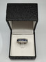 Vintage sapphire ring with diamonds