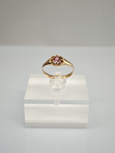 Vintage Spinel gold ring  