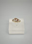Vintage diamond gold ring with ruby and diamond