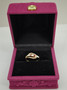 Vintage diamond gold ring with ruby and diamond