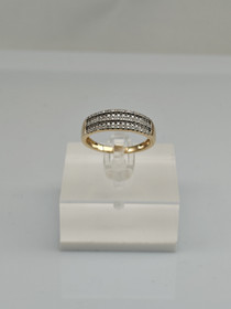 Vintage 79 timantin  kultasormus 