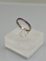 Vintage Rubiini valkokultasormus 