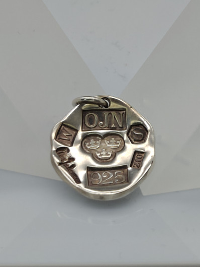 Vintage silver pendant /Owe Johansson