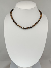 Vintage tiger eye necklace