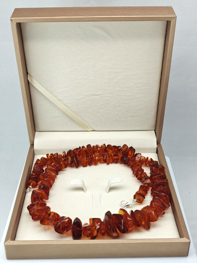 Vintage Baltic Amber necklace 70 cm
