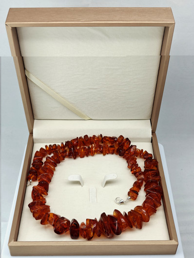 Vintage Baltic Amber necklace 70 cm