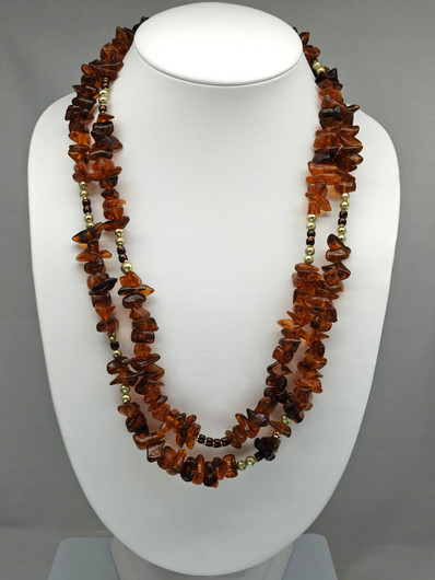 Vintage Baltic Amber necklace 71 cm
