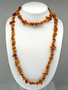 Vintage Itä-meren meripihka kaulakoru 130cm