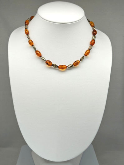 Vintage Baltic Amber necklace 51 cm