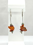 Vintage Baltic amber earrings