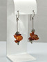 Vintage Baltic amber earrings