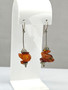 Vintage Baltic amber earrings