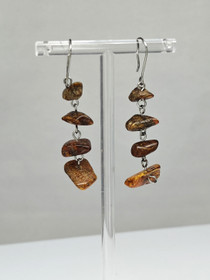 Vintage Baltic amber earrings