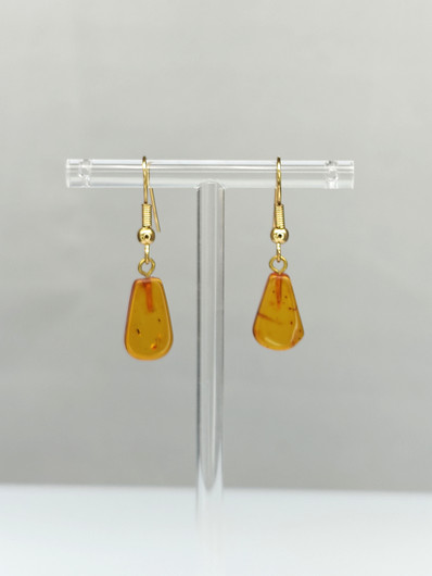 Vintage Baltic amber earrings