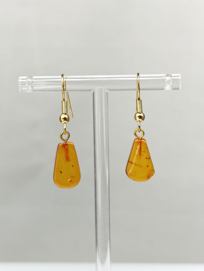 Vintage Baltic amber earrings
