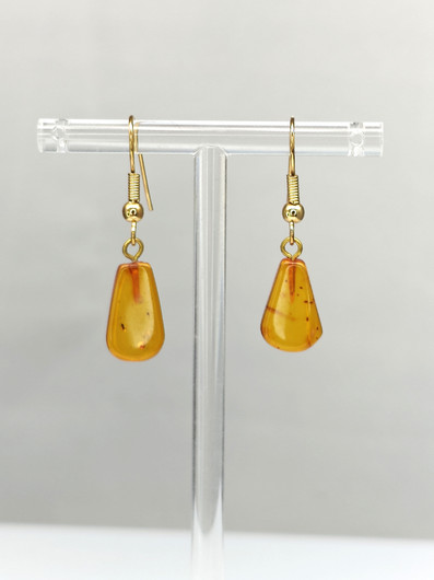 Vintage Baltic amber earrings