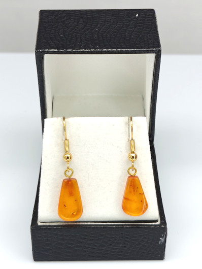 Vintage Baltic amber earrings