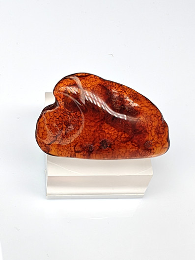 Vintage Baltic amber brooch