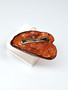 Vintage Baltic amber brooch