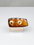 Vintage Baltic amber brooch