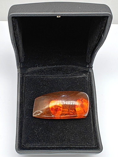 Vintage Baltic amber brooch