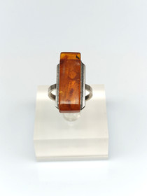 Vintage Baltic Amber ring