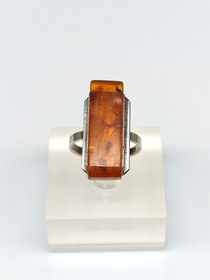 Vintage Baltic Amber ring