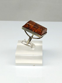Vintage Baltic Amber ring