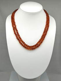 Vintage Itä-meren Meripihka helmet 124 cm