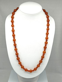 Vintage Itä-meren meripihka kaulakoru 80 cm