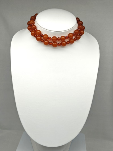 Vintage Baltic amber necklace 80 cm