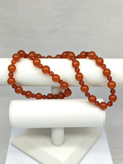 Vintage Baltic amber necklace 80 cm