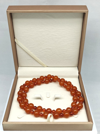 Vintage Baltic amber necklace 80 cm