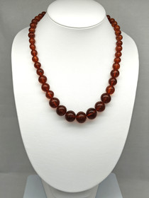 Vintage Itä-meren meripihka kaulakoru 62 cm