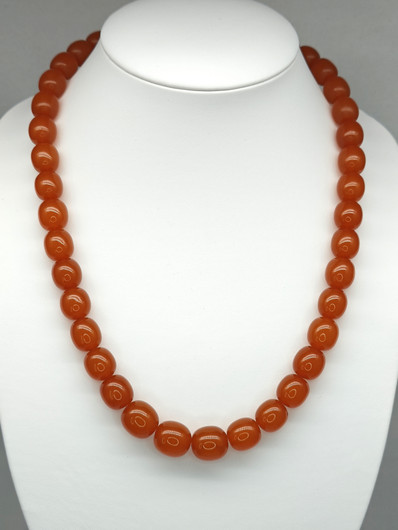 Vintage Baltic amber necklace 67 cm