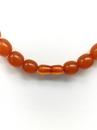 Vintage Baltic amber necklace 67 cm