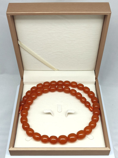 Vintage Baltic amber necklace 67 cm