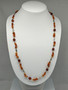Unique Vintage Baltic Amber necklace 84 cm