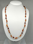 Unique Vintage Baltic Amber necklace 84 cm