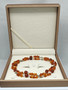 Unique Vintage Baltic Amber necklace 84 cm
