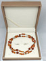 Unique Vintage Baltic Amber necklace 84 cm