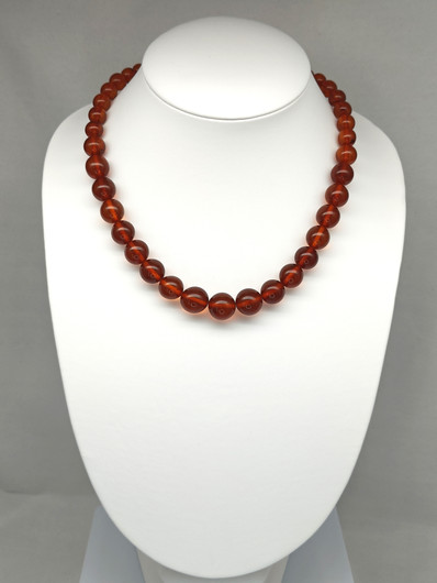 Vintage Baltic amber necklace 56 cm