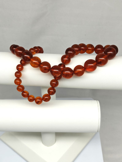 Vintage Baltic amber necklace 56 cm